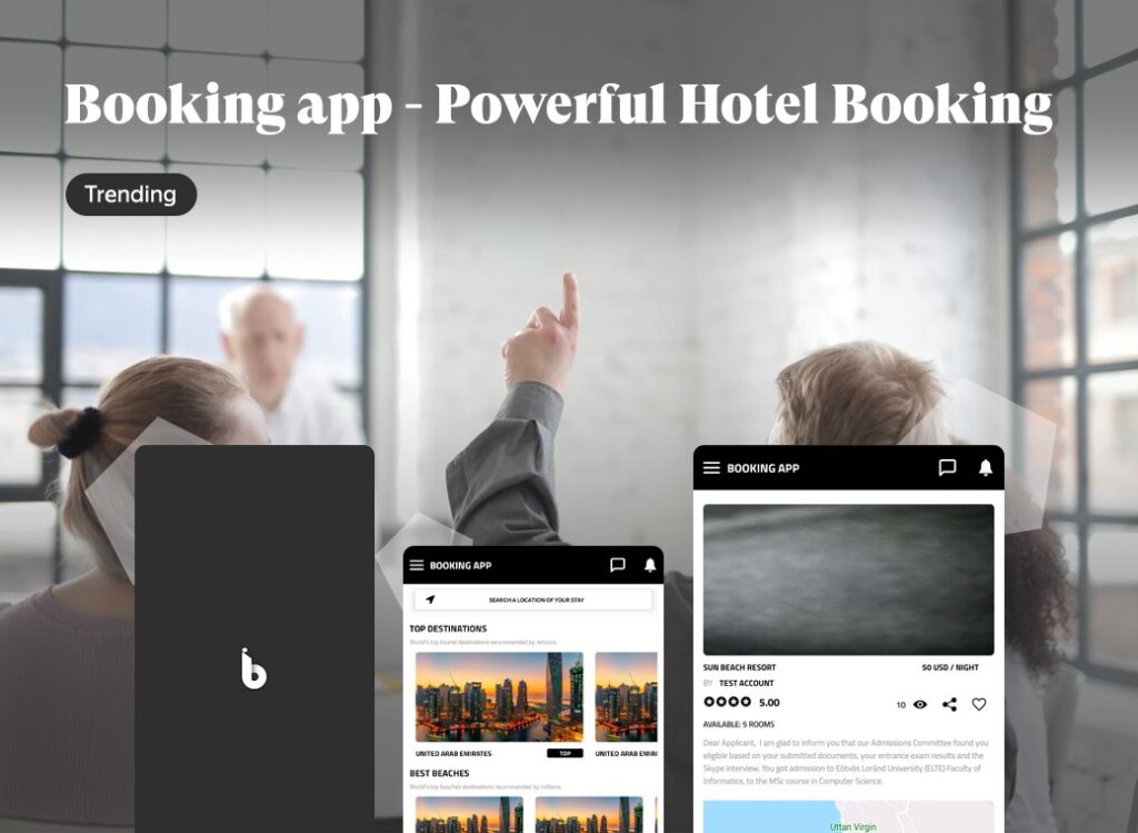 Hotel booking app solution