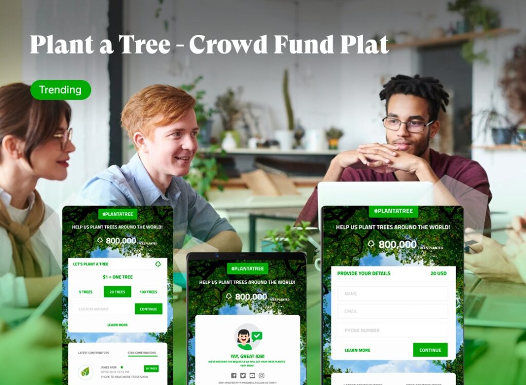 Crowd fund app solution